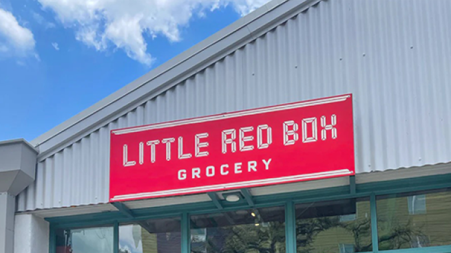 Little Red Box Grocer Storefront Teaser